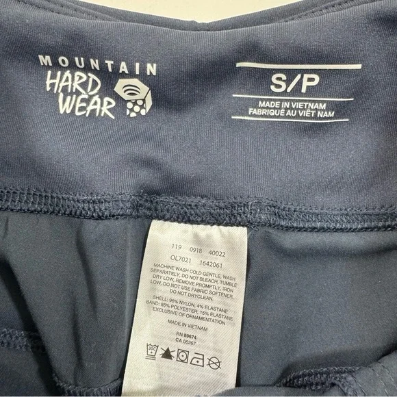 Mountain Hardwear Dynama Shorts Navy Blue - Picture 3 of 6